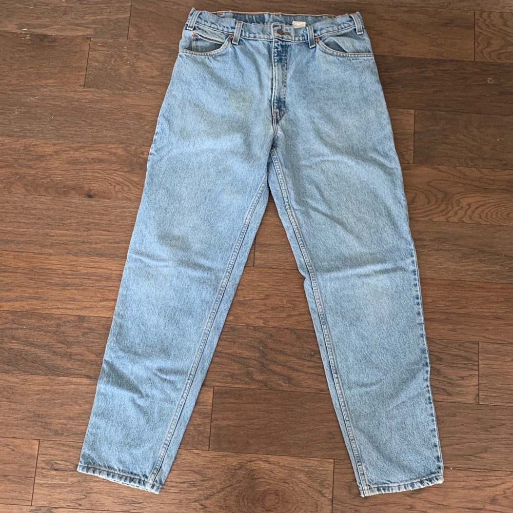 Vintage Levi's 550 Orange Tab Light Blue 28 29 - Picture 2 of 8